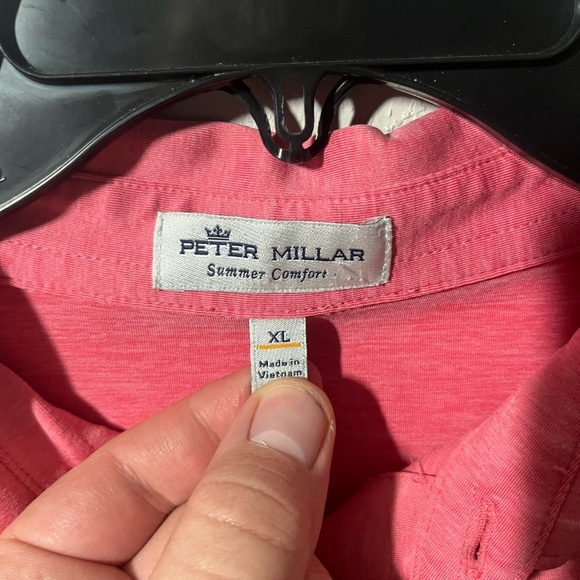 Men’s Res Peter Millar Summer Comfort Lightweight Polo Shirt Size XL - Picture 2 of 5